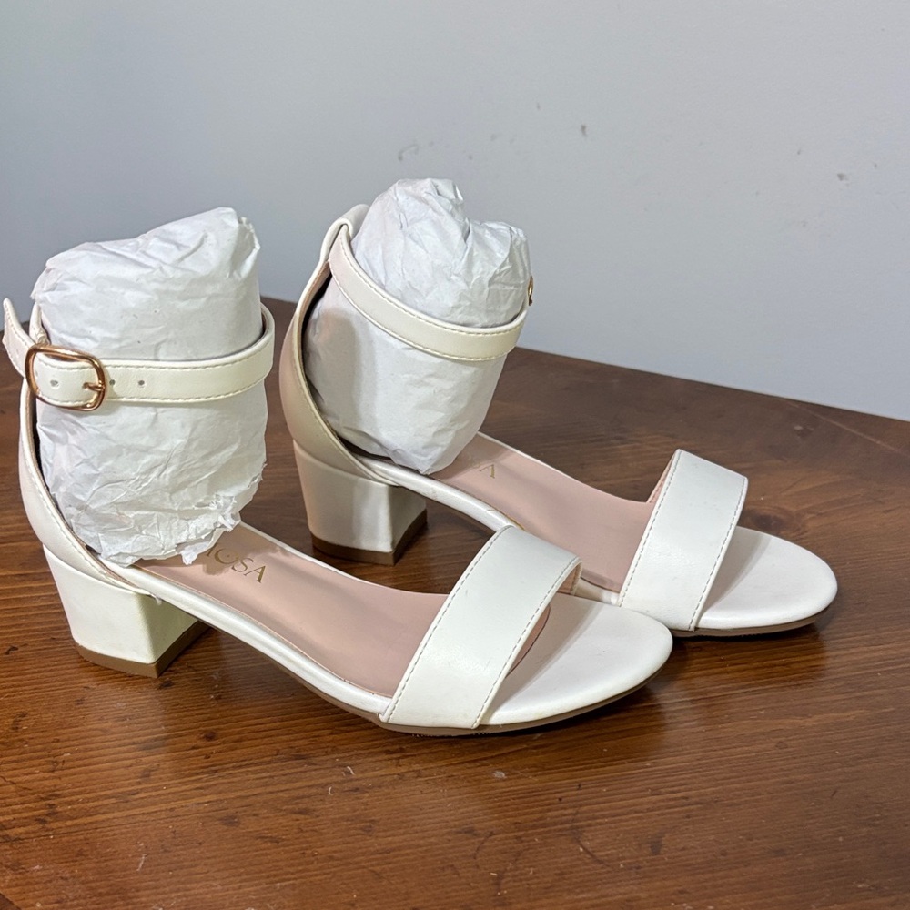 Kids' White Dress Shoes